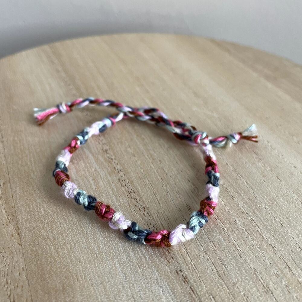Alix Bracelet anklet trendy comfortable tie embroidery thread woven gift